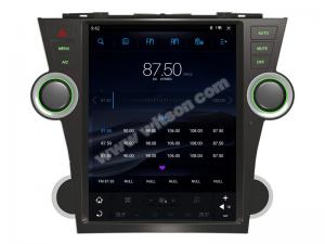 China 12.1 Screen Tesla Vertical Android Screen For Toyota Highlander 2 XU40 2007-2013 Car Multimedia Stereo on sale