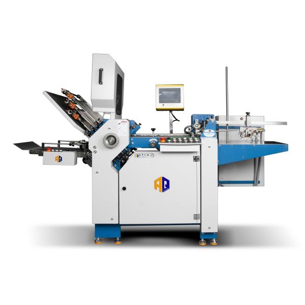6 Buckle Plate Automatic Paper Folding Machine For Pharmaceutical Printing Industry