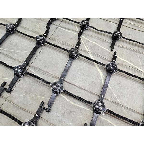 P143 SMD3535 RGB LED Mesh Screen Waterproof IP67 DC12V Outdoor Pixel Display for Subway Advertising