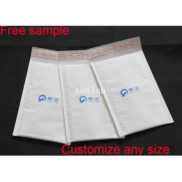 Bag Shape Customized Metallic Bubble Mailers 6*10 Padded 2 Sealing Sides Anti Tremble