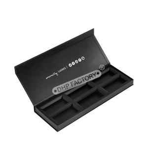 Buy cheap Silver Custom Logo Printed Magnetic Box Black With Paper Insert from wholesalers