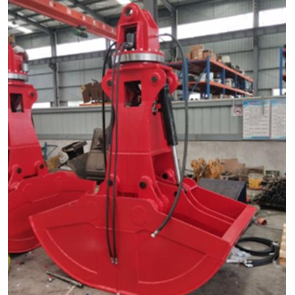 Excavator clamshell bucket for sale, with durable construction and customizable options for efficient dredging.