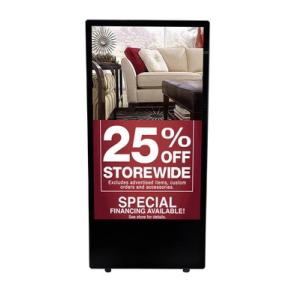 Quality Digital outdoor display totem LCD55in with battery kiosk for sale