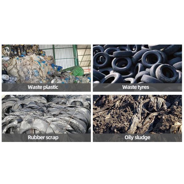 CE Certified Tyre Processing To Oil Rubber Pyrolysis Machine Energy Saving