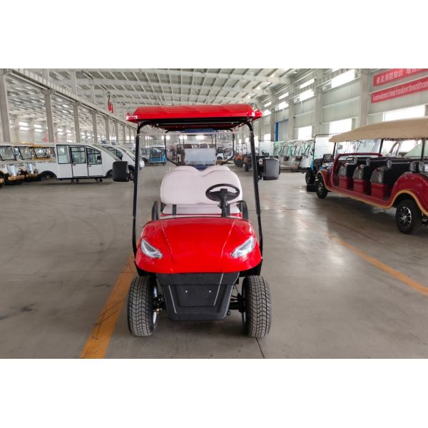 60V 100AH Lead-Acid Battery 3.5KW AC Motor 4 Wheels Electric Golf Cart 4-Seater Buggy For Sale Club Beach Hunting
