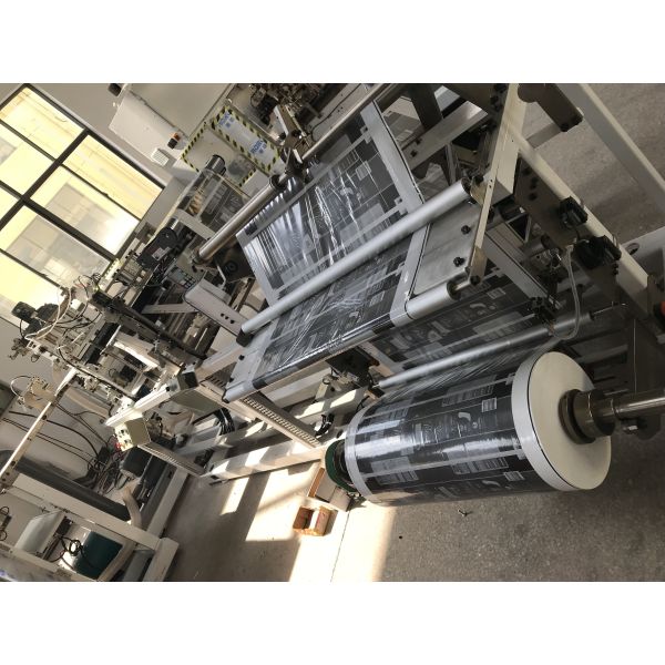 Online Bag Making Full Servo 0.6Mpa Napkins Packing Machine