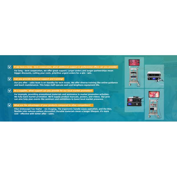 24 Inch 4K Endoscope Camera System with Built in Light Source & Video Recorder Function