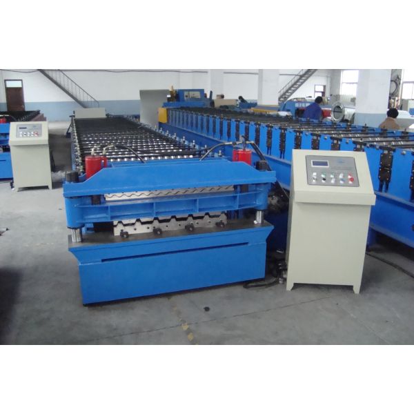 Double Layer Roll Forming Machine for Wall Panel and Tile Roof Panel with PLC Control