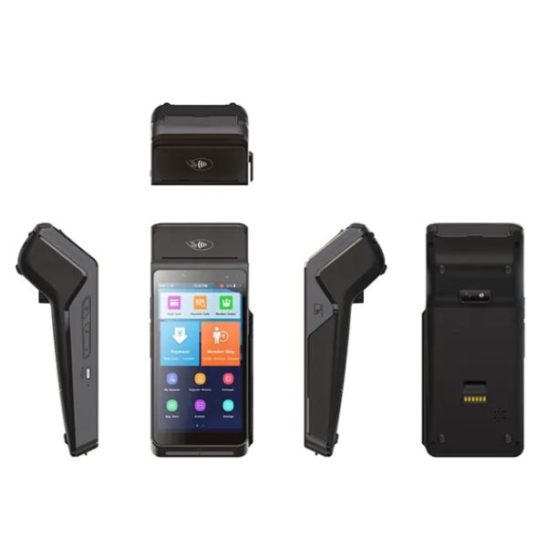 Commercial Retail Mobile POS Terminal with 5.5 inch HD Display and Multi-Touch Display