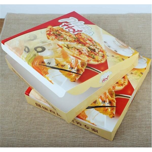 Bulk Price Custom Logo Food Delivery Packing Rectangular Paper Pizza Box,Customized Coated Kraft Paperboard Plain White