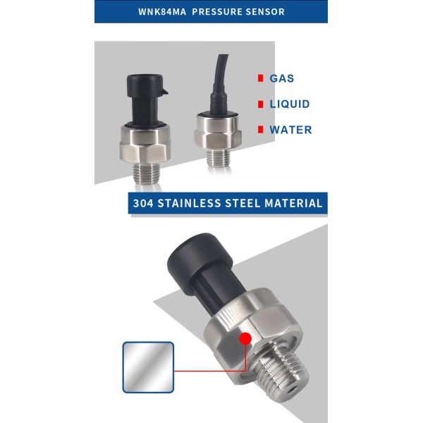 1000kPa 5V Ceramic Water Pressure Sensor Packard Electrical Connection