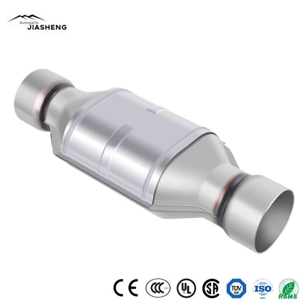 3" Inlet & Outlet Universal Exhaust Manifold Catalyst Direct Fit Auto Catalytic Converter