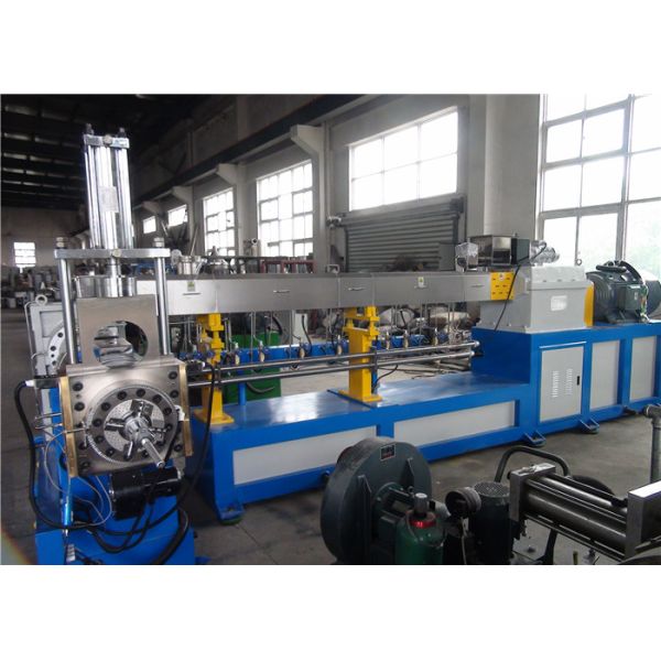 PVC Cable Material Pellet Extruder Machine , PVC Pelletizing Line Low Noise