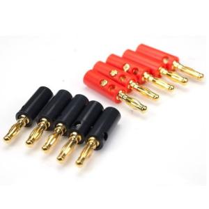 Quality 4mm Gold plated Banana Plugs Connector for sale
