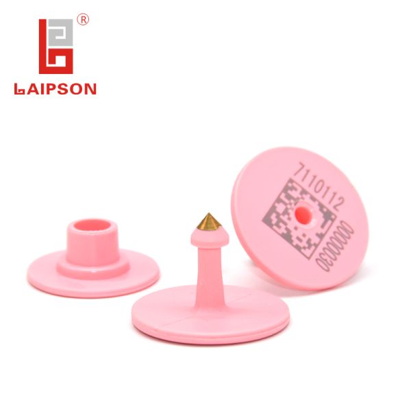 LAIPSON Frequency Electronic UHF Cattle Tags Temperature Resistance Small Size 32*24mm