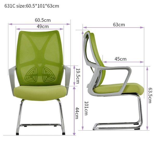 Best Selling Durable Visitor Single Chair Meeting Room Chair Mesh Fabric Modern Conference Office Chair