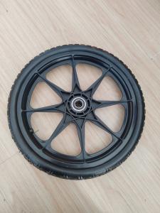 Quality Flat Free Tires PU Foam Wheel 16 Inch Solid Wheelbarrow Wheel Polyurethane for sale