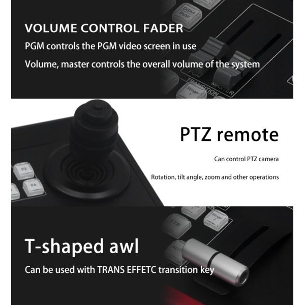 High MIDI Protocol Base vMix Control Surface for Black Broadcast Studios Highly Praised