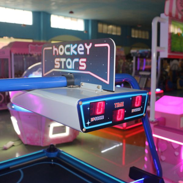 Air Hockey Arcade Machine Amusement Simulator For Amusement Park 225W Power