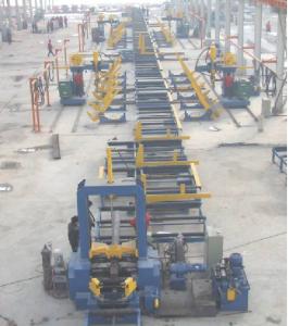 China Heavy Engineering Projects Heavy Duty H Beam Production Line For Turkey Project on sale