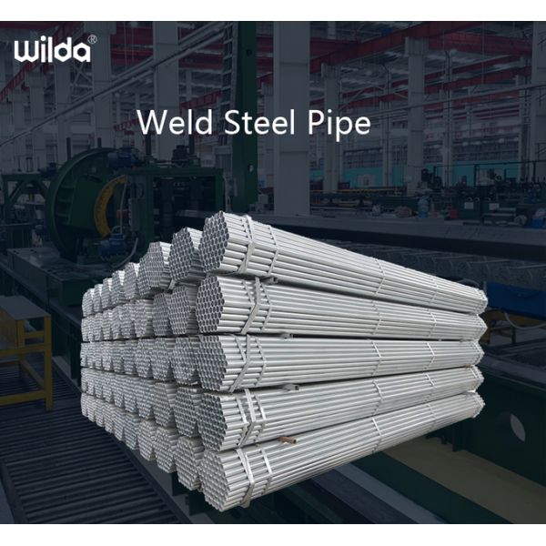 Q345 Galvanized Welded Steel Pipe A36 SS400 S235JR Zinc Coating Pipe