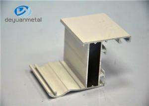 Quality White Powder Coated Aluminum Extrusions , Aluminum Door Frame Profile ISO Approval for sale