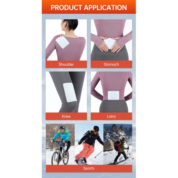 ISO Self Adhesive Heat Pads Nonwoven Fabric Foot Warmer Patch