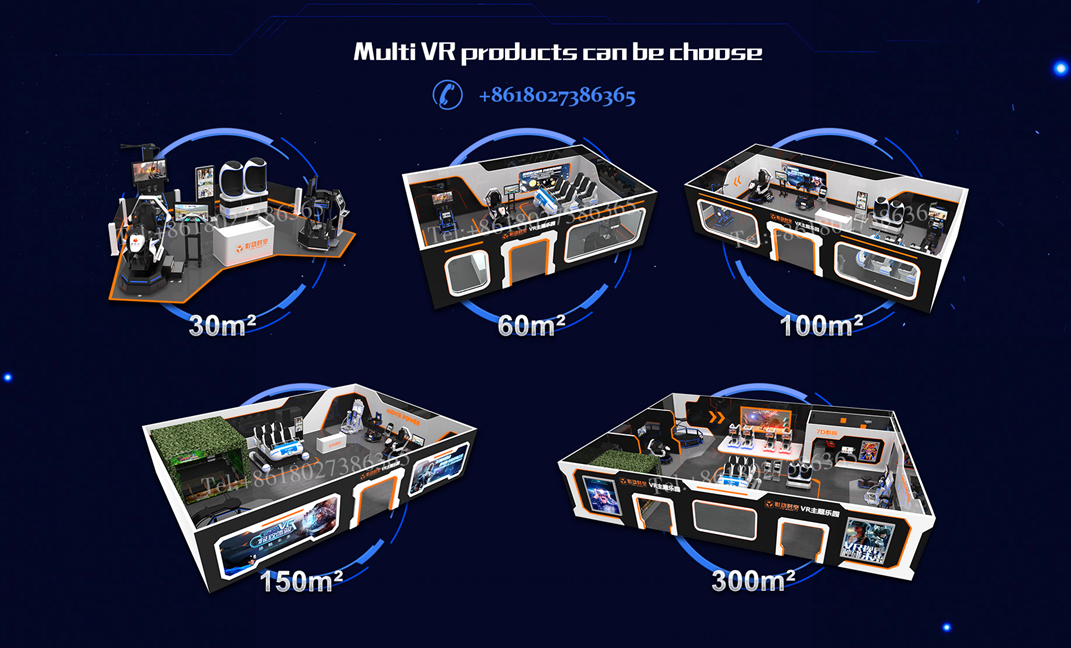 Dynamic Interactive Egg 9d VR Chair With 360 ° Rotating Platform