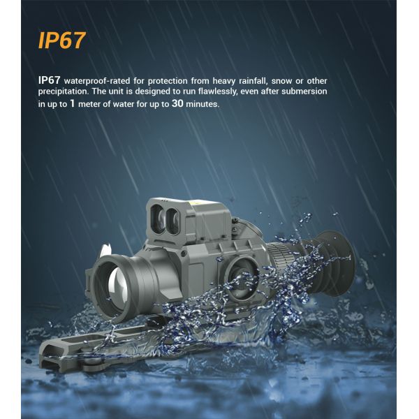 Polaris IP67 8H Working Thermal Imaging Scope With Camera