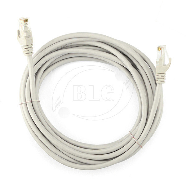 Solid Copper Blue Cat6 UTP Patch Cable For Horizontal Communication 100M