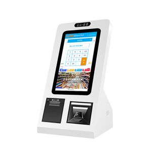 Quality Hygienic Touch Screen Ordering Kiosk 21.5in 1920x1080 Square Food Ordering Kiosk for sale