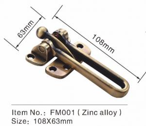 Quality Zinc Alloy Door Security Chain Door Fitting Hardware Security Door Chain Lock for sale