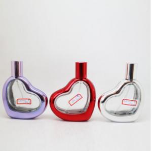 Quality 30ML heart shape glass perfume empty bottle for women gift for sale