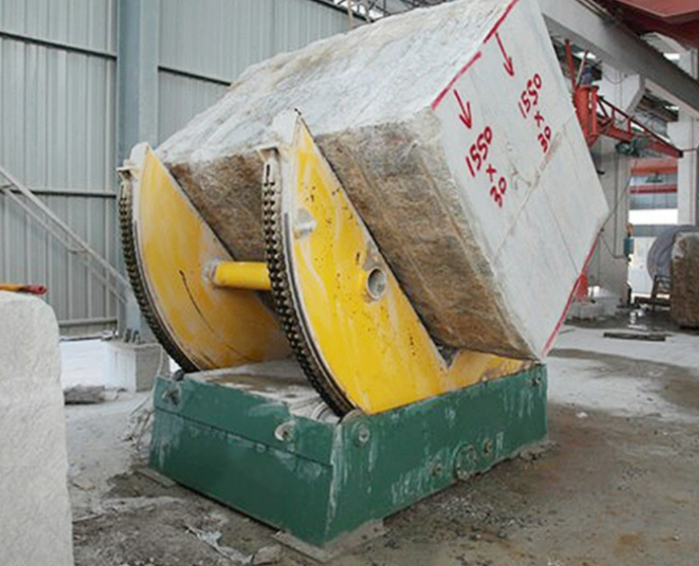 35/45/65 Series Chain Style Stone Turnover Machine for Block and Natural Stone Processing