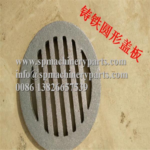 21" Pipe x 25 1/2" Diameter x 3" Thick light duty round shape ductile iron sewer pite grate for drainage system