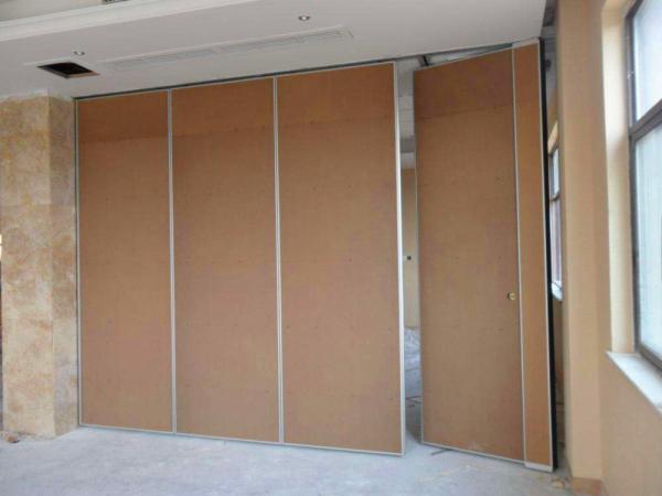Gymnasium Operable Partition Walls Panel System / Removable Sliding Partition Doors