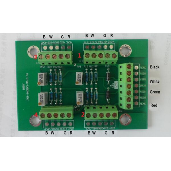 4 Way weighing sensor Aluminum Case Waterproof Load Cell Summing Junction Box Enclosure