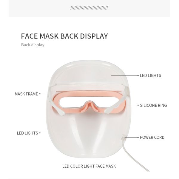 Multicolor Lights Photon Infrared Led Face Mask For Beauty Salons