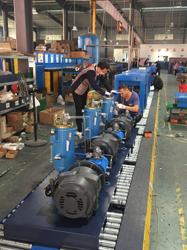 22KW 30HP Air Rotary Fixed Speed Compressor Twin Screw Intelligent Control