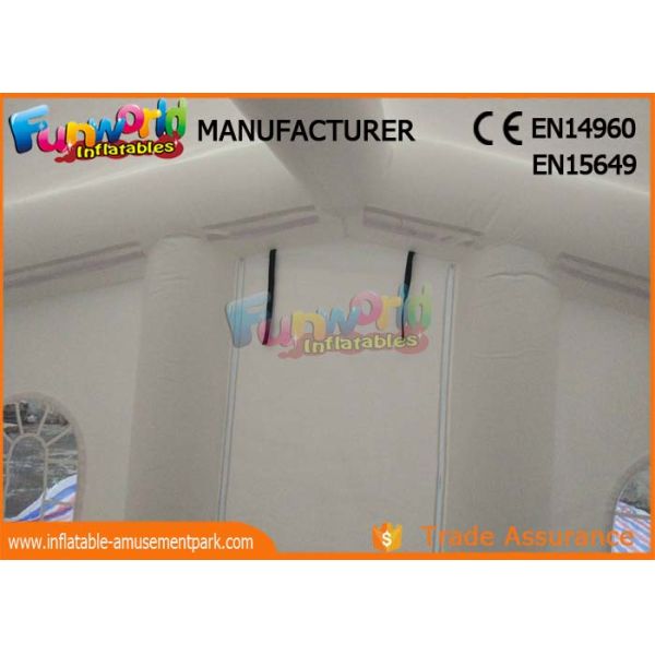 Factory Dome Cube Inflatable Party Tent With LED Lighting Customized Color