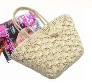 Quality Multi-functional Lace straw beach tote bag for sale