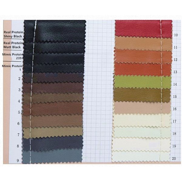 Suede Lychee Faux Leather PU Leather For Garments Smooth Handfeel