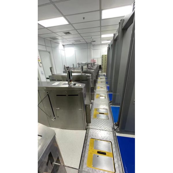 Automatic Pedestrian Entrance Barrier Access Systems ESD Flap Barrier Turnstile