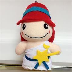 Quality Suffed Plush Toys Dolls Fashion doll with red hat doll with star for sale