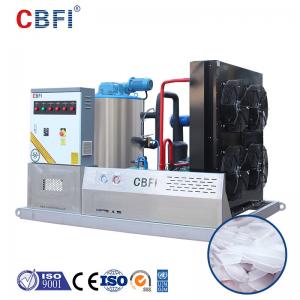 Quality 3 Tons Air Cooling Commercial Flake Ice Machine For Fish Meat for sale