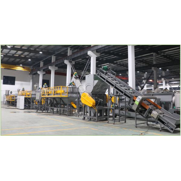 Cleaning Washing Waste Shredder Crusher Machine Recycling Line PP PE Plastic Bottles