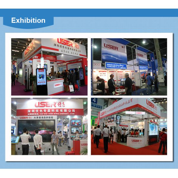 2_User_Exhibition_Digital signage kiosk_advertising player_digital totem_lcd display_touch screen kiosk_all in one computer_Advertising Player_lcd video wall