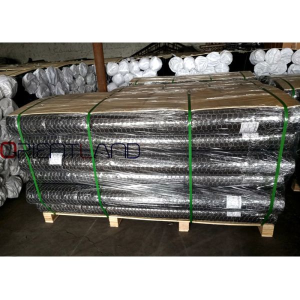 Hot Dipped Galvanized Hexagonal Wire Mesh , Chicken Mesh Net 1/2" 0.2m-3m Width