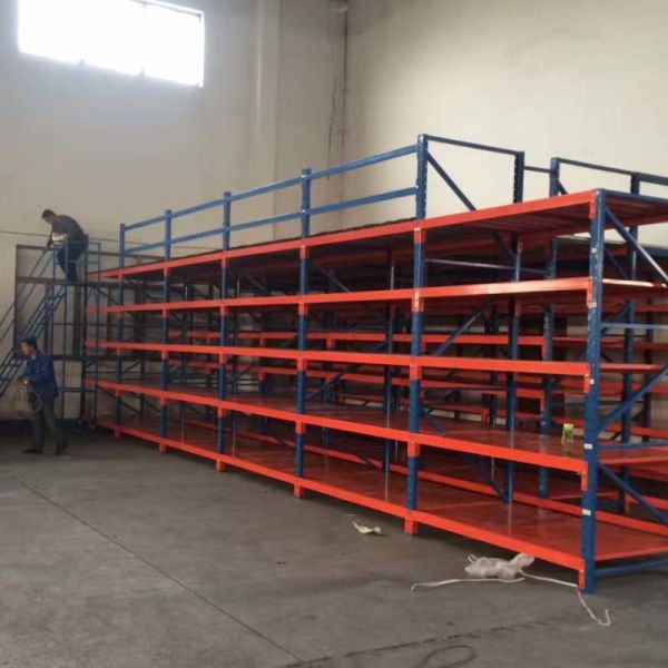Fully Customizable Steel Platform Mezzanine Floor System Multi Level Racking Design