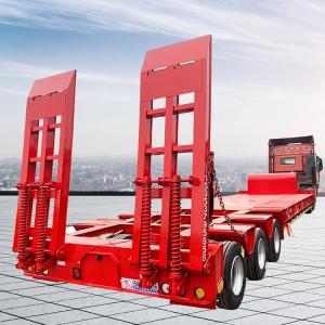Quality Brand New 3 Axles Low Bed Semi-Trailer Truck 50Ton Payload for sale